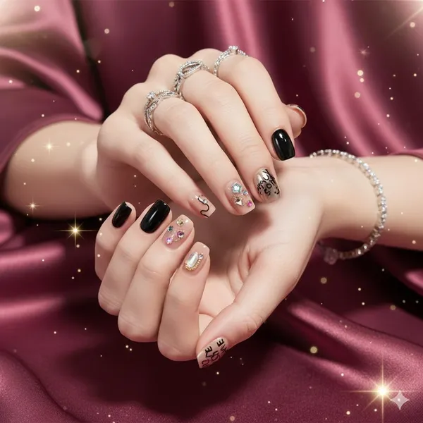 Nude_Black_Butterfly_Press_On_Nails_Beige_Black_With_Butterfly_Flower_Art