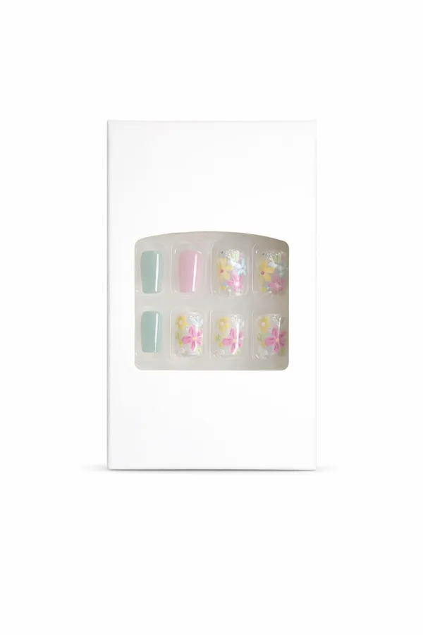 Pastel_Floral_Press_On_Nails_Blue_Pink_24Pcs