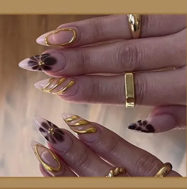 Nude_Animal_Print_Press_On_Nails_Cream_With_Leopard_Zebra_Gold_Accents