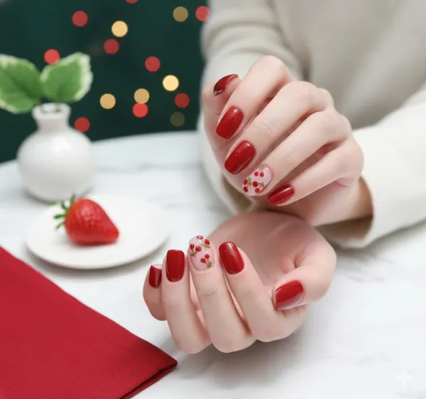Berry_Delight_Press_On_Nails_Red_With_Strawberry_Cherry_Accents