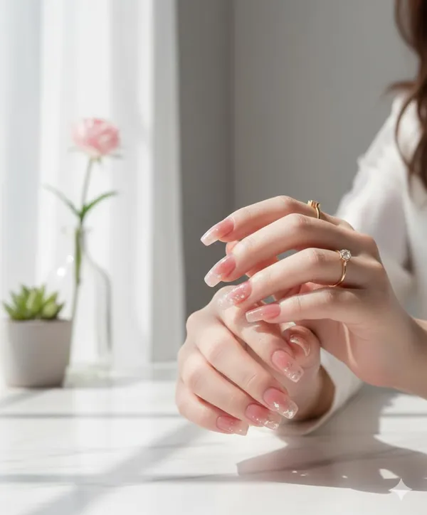 Rose_Quartz_Sparkle_Press_On_Nails_Nude_To_Pink_Gradient_With_Glitter