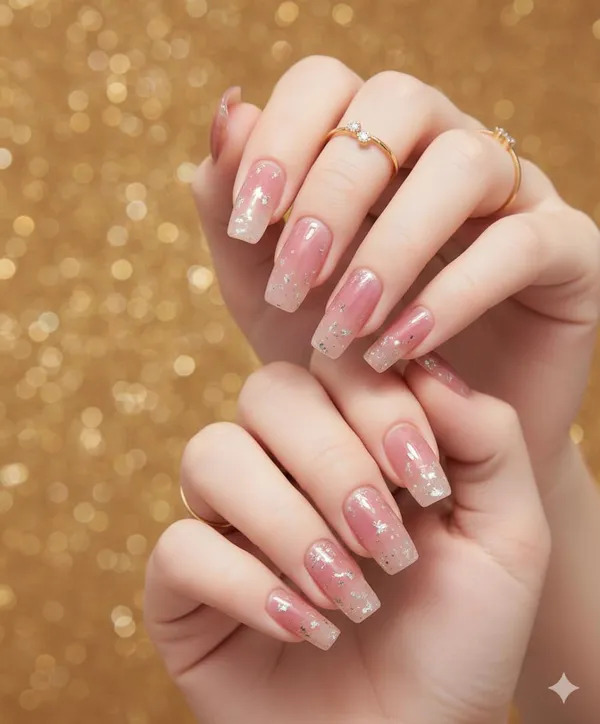 Rose_Quartz_Sparkle_Press_On_Nails_Nude_To_Pink_Gradient_With_Glitter