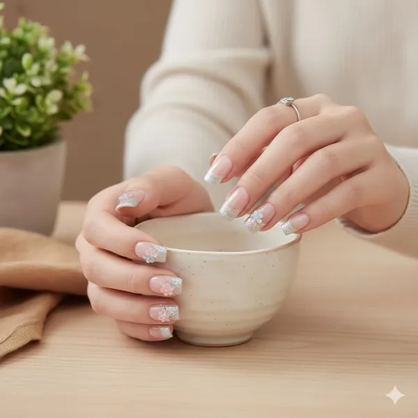 Garden_Bloom_Press_On_Nails_Nude_With_Pastel_Floral_French_Tips