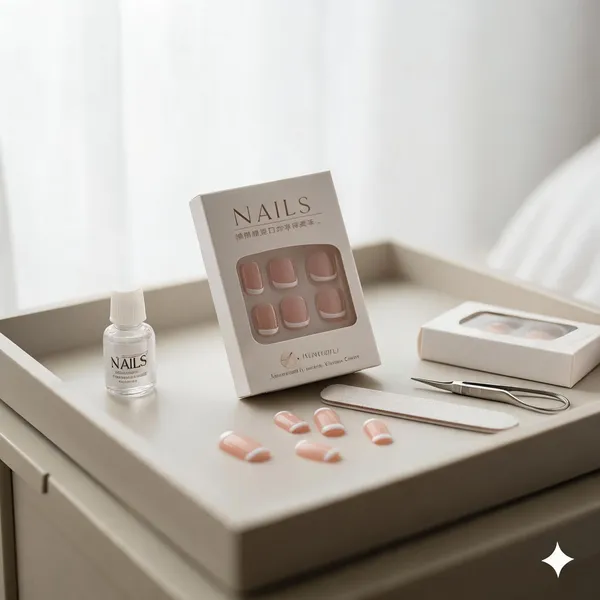 Classic_French_Tip_Press_On_Toenails_24_Pcs_Diy_Salon_Look