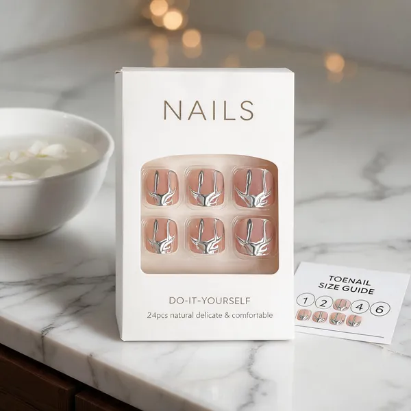 Silver_Swan_Design_Press_On_Toenails_24_Pcs_Premium_Diy_Look