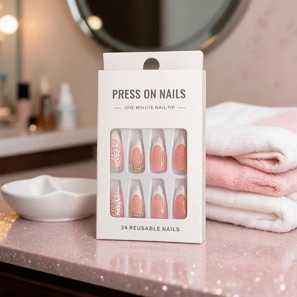 White_Heart_French_Tip_Press_On_Nails_Nude_With_White_Tips_Heart_Art