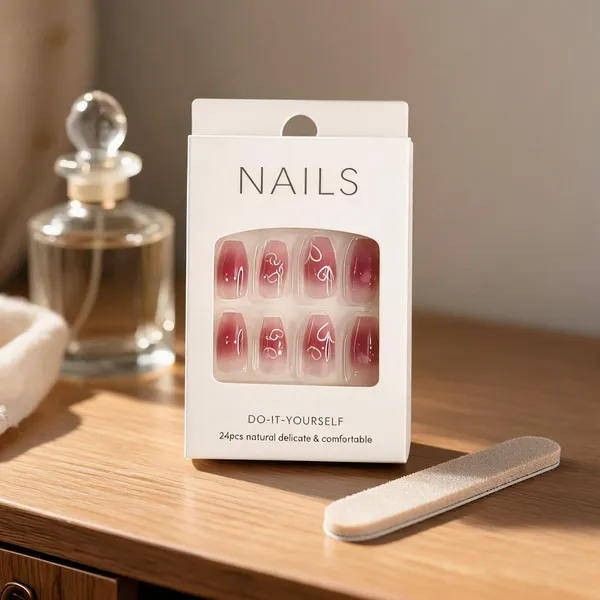 Romantic_Hearts_Press_On_Nails_Mauve_Pink_With_Pearl_Heart_Accents