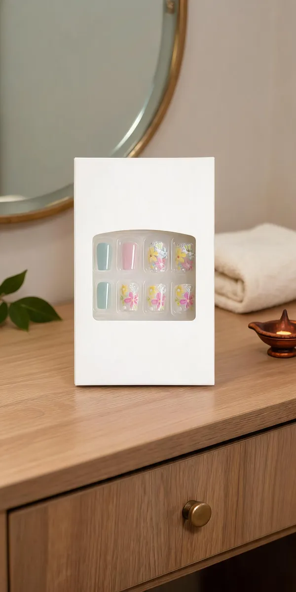 Pastel_Floral_Press_On_Nails_Blue_Pink_24Pcs