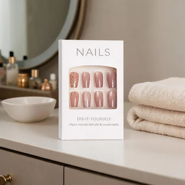 Rose_Gold_Glitter_Press_On_Nails
