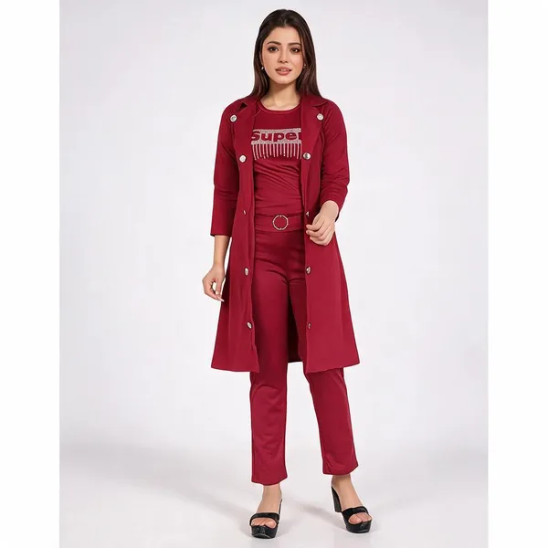 Maroon_Cotton_Relaxed_Fit_Night_Suit_For_Women