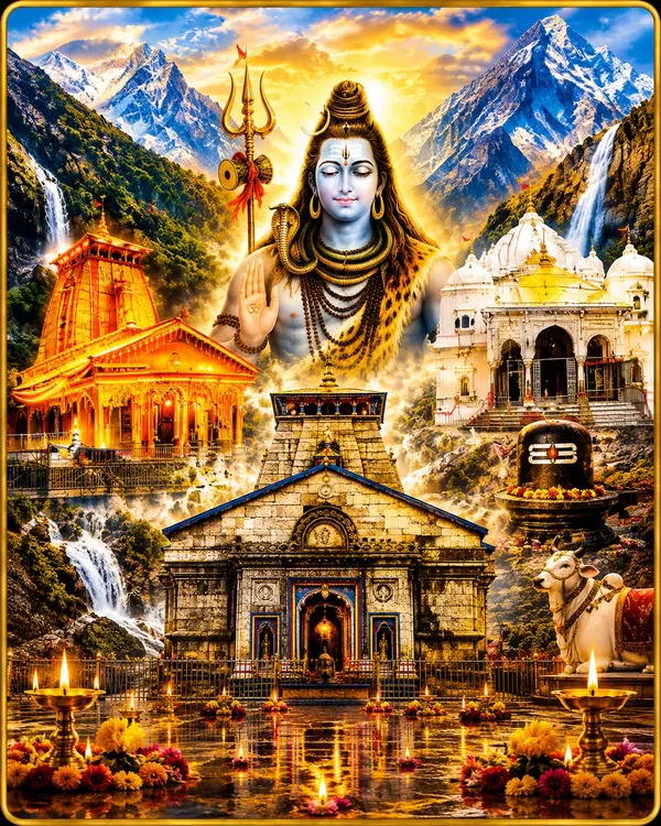 Dev_Bhoomi_Shiva_Char_Dham_Painting