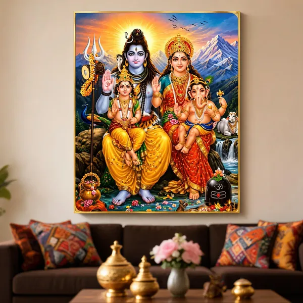 Shiv_Parivar_Family_Painting