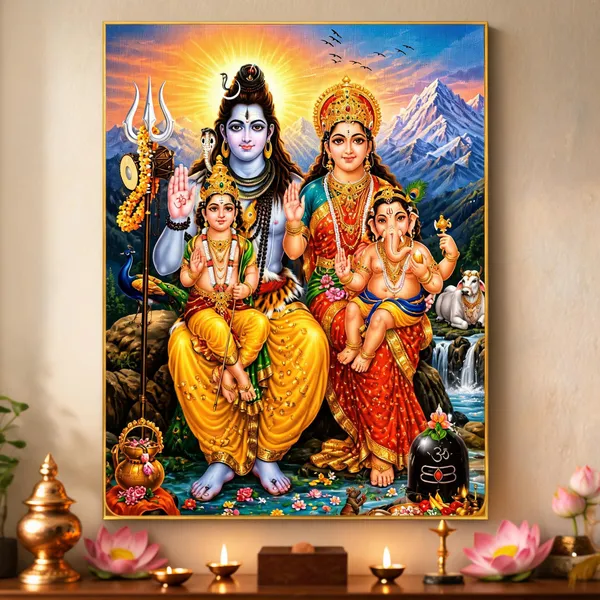 Shiv_Parivar_Family_Painting