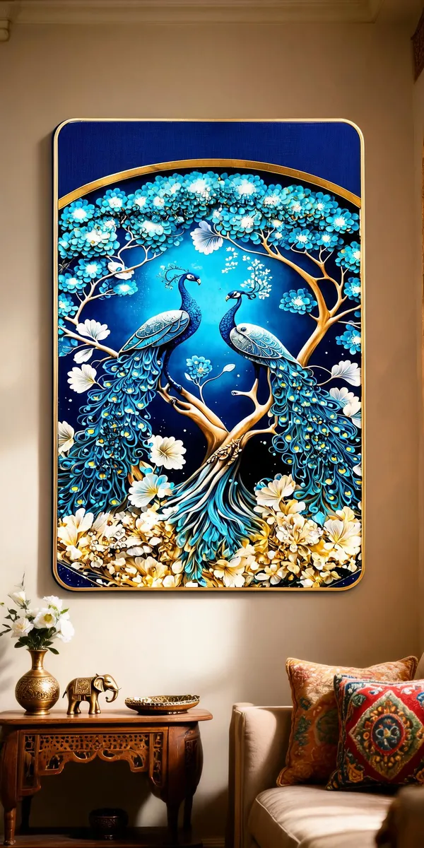 Royal_Twin_Peacock_Decorative_Painting