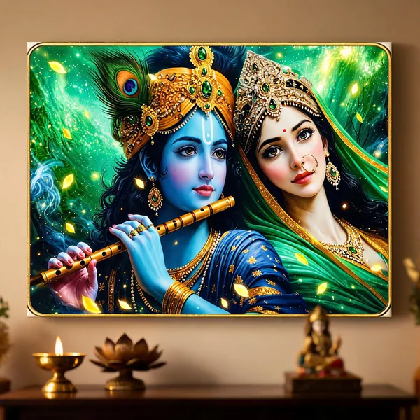 Krishna_with_flute_on_green_cosmic_aura