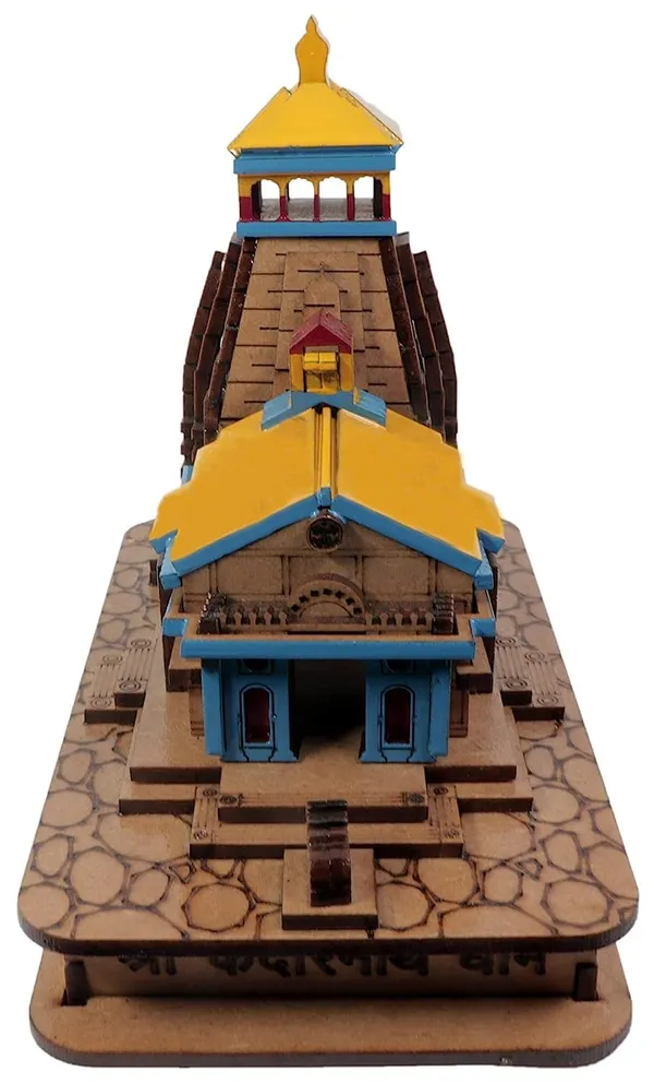 Handcrafted_Wooden_Kedarnath_Temple_Miniature_(Showpiece)