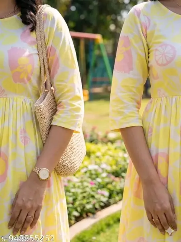 Yellow_Abstract_Print_Fit_And_Flare_Dress_for_Women