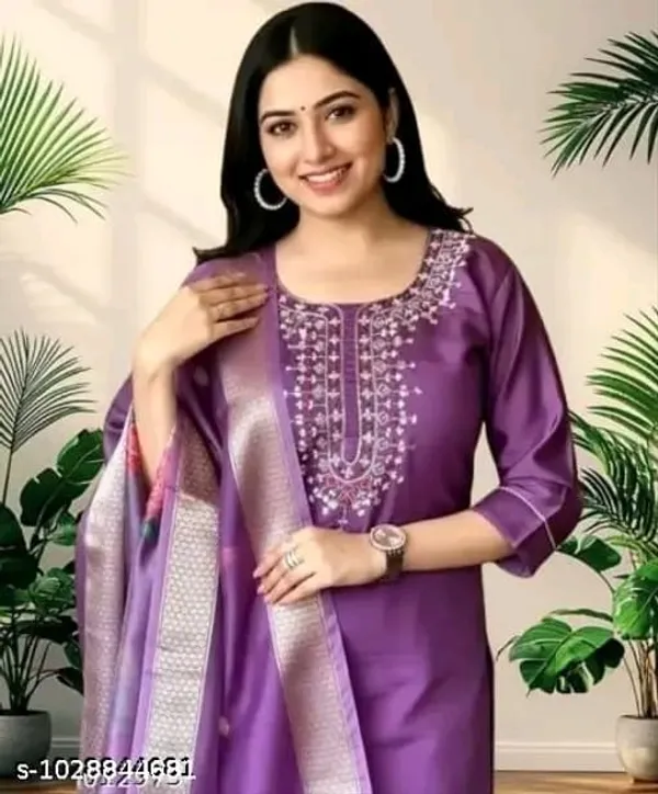 Purple_Embroidered_Kurta_Set_With_Dupatta_for_Women