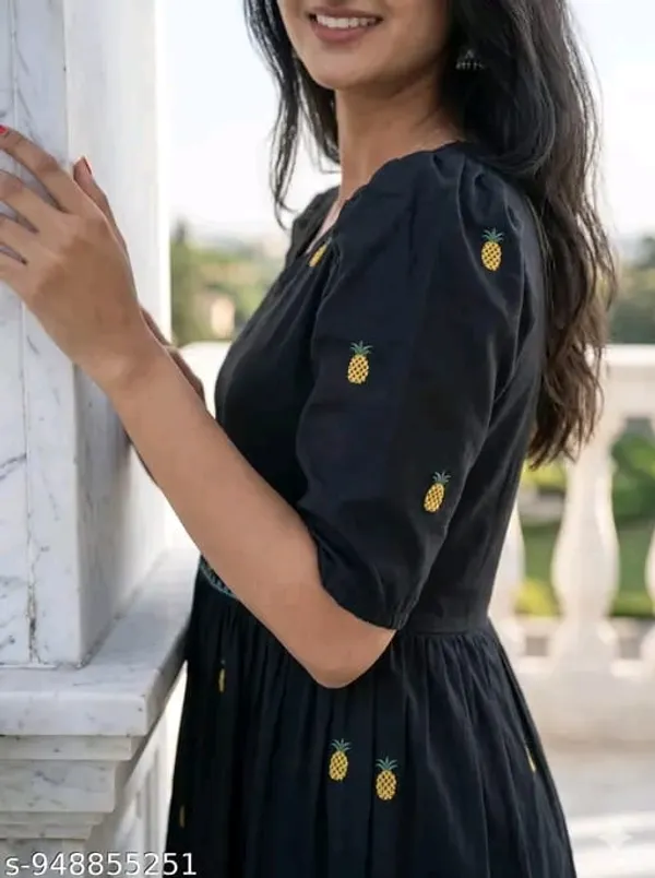 Black_Embroidered_Fit_And_Flare_Dress_for_Women
