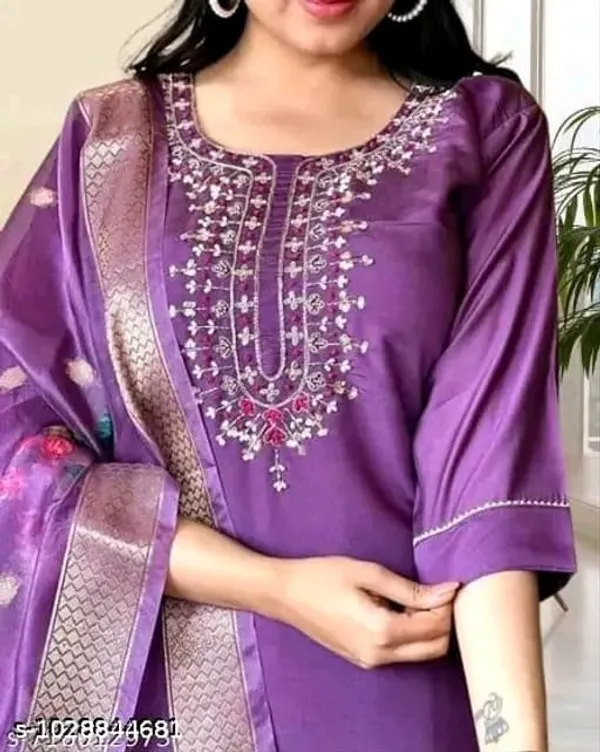 Purple_Embroidered_Kurta_Set_With_Dupatta_for_Women