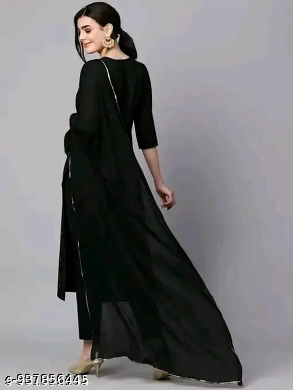 Black_Embroidered_Kurta_Set_for_Women