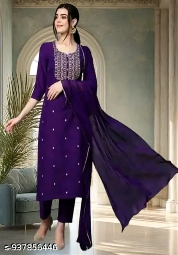 Purple_Embroidered_Kurta_Set_for_Women