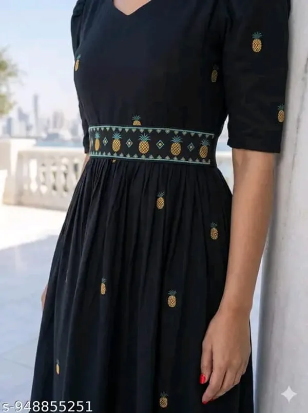 Black_Embroidered_Fit_And_Flare_Dress_for_Women