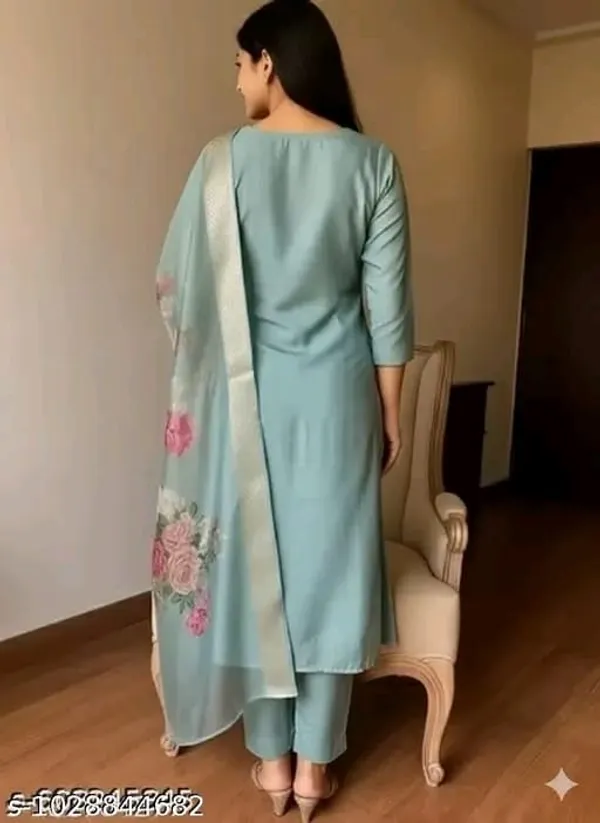 Blue_Embroidered_Straight_Kurta_Set_for_Women