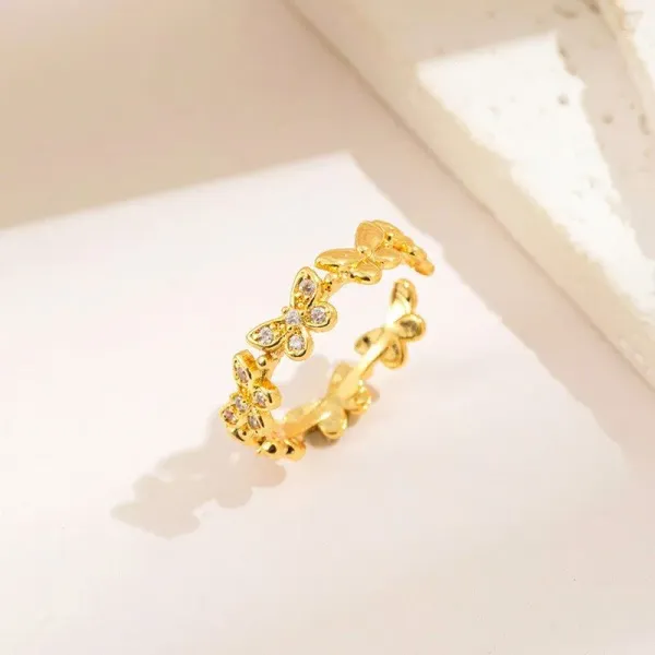 Gold_Plated_Stainless_Steel_Butterfly_Themed_Adjustable_Finger_Ring