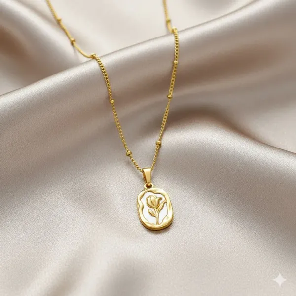 Gold_Plated__Rose_Themed_Pendant