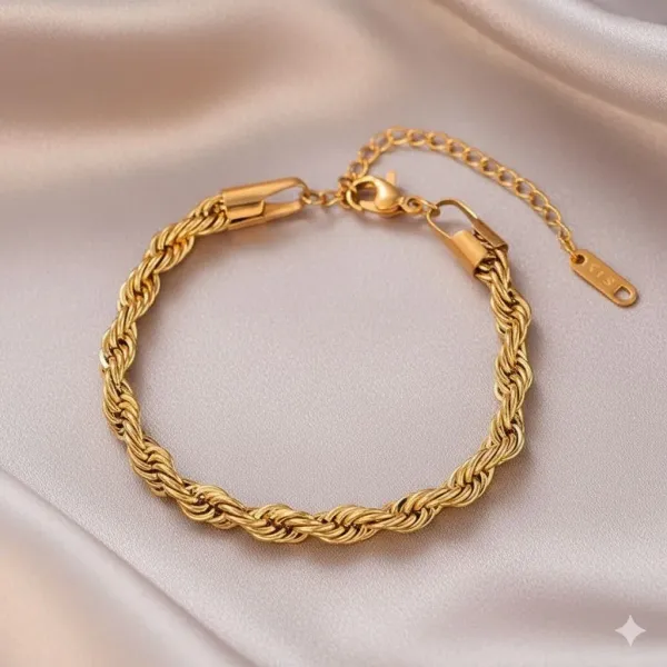 Gold_Plated__Stainless_Steel_Thin_Chain_Rope_Style_Wraparound_Bracelet