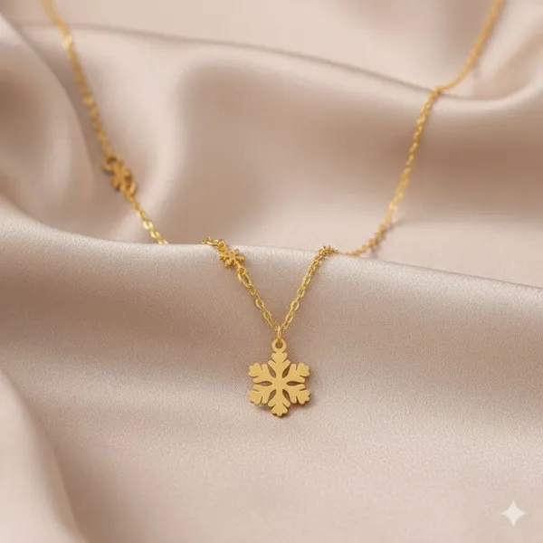 Gold_Plated__Stainless_Steel_Snow_Flake_Pendant