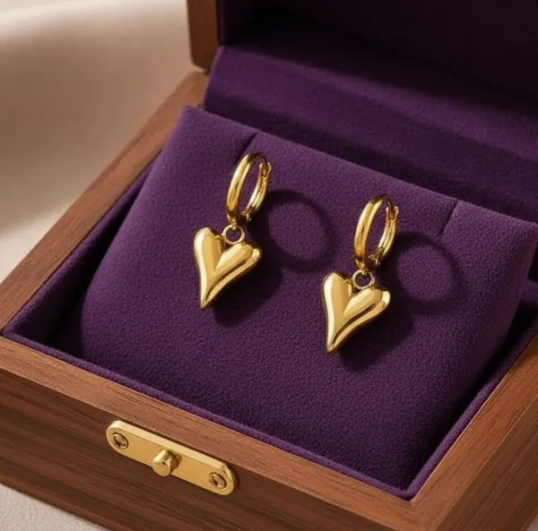 Gold_Plated__Heart_Themed_Earrings