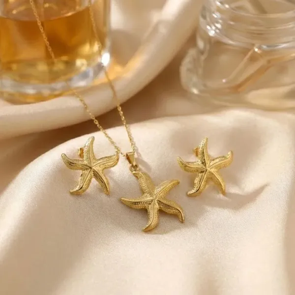 Gold_Plated_Star_Themed_Jewellery_Set
