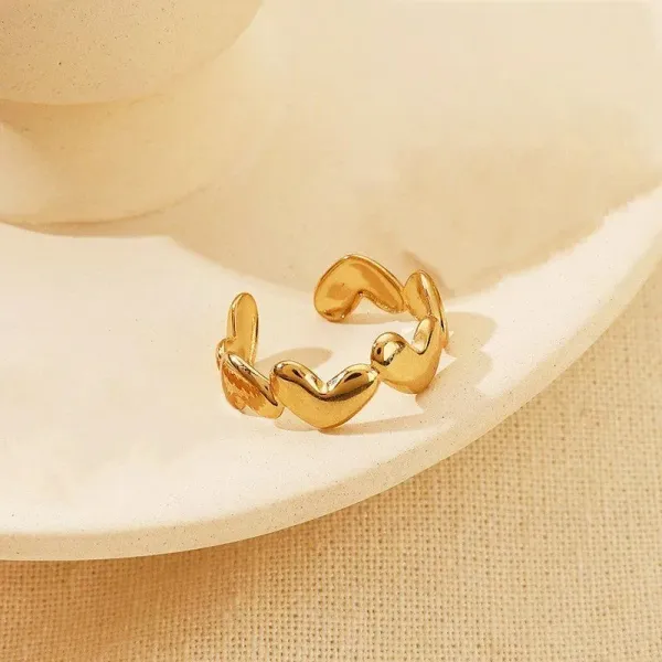 Gold_Plated__Stainless_Steel_Heart_Themed_Adjustable_Finger_Ring