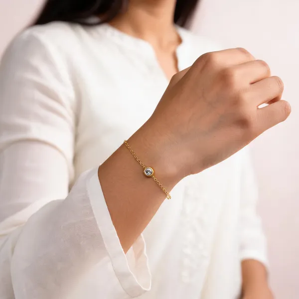 Gold_Plated_Contemporary_Wraparound_Bracelet_For_Women