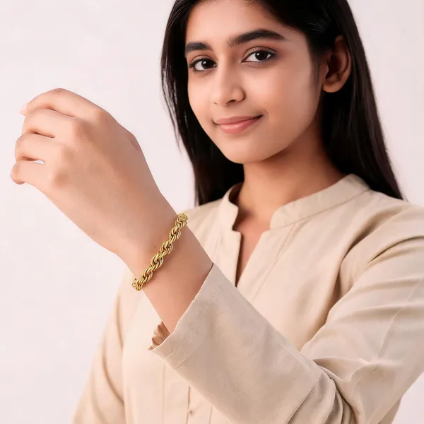 Gold_Plated_Stainless_Steel_Rope_Chain_Wraparound_Bracelet_For_Women