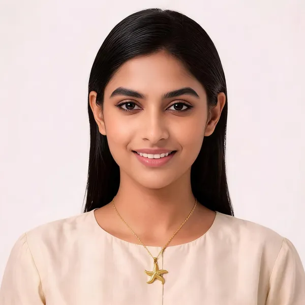 Gold_Plated_Stainless_Steel_Star_Pendant_For_Women