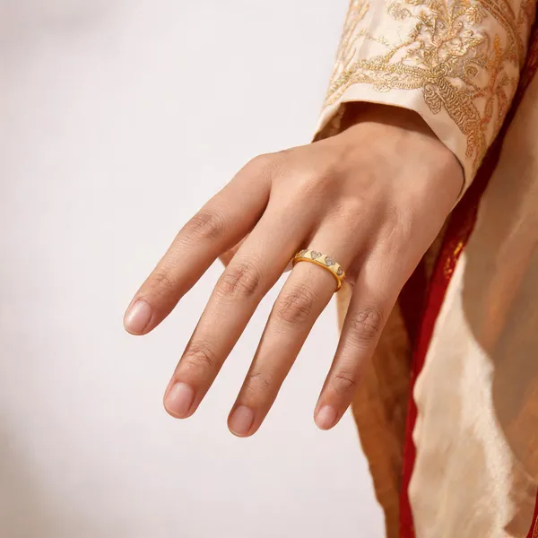 Gold_Plated_Heart_Adjustable_Ring_For_Women