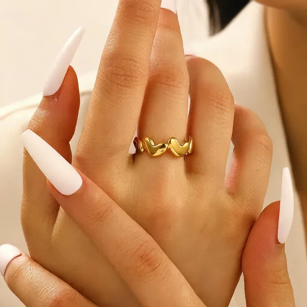 Gold_Plated_Stainless_Steel_Heart_Adjustable_Ring_For_Women