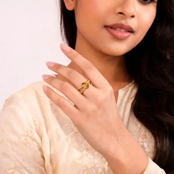 Gold_Plated_Stainless_Steel_Contemporary_Adjustable_Ring_For_Women