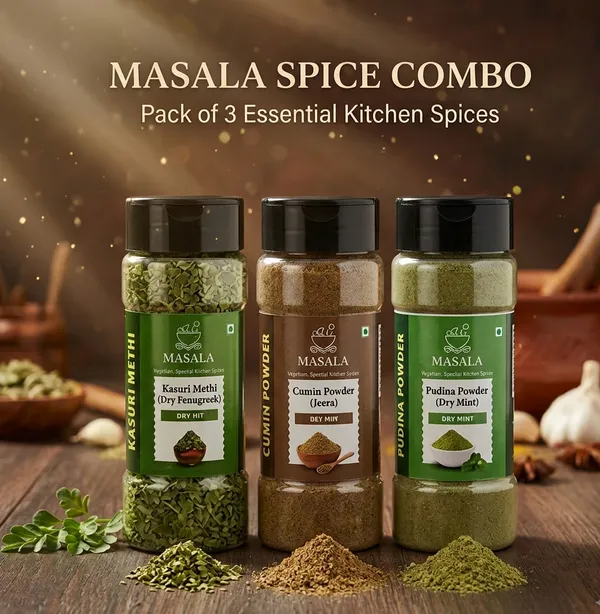 Pudina_Powder,_Jeera_Powder,_Kasuri_Methi_Combo_Pack_Of_3