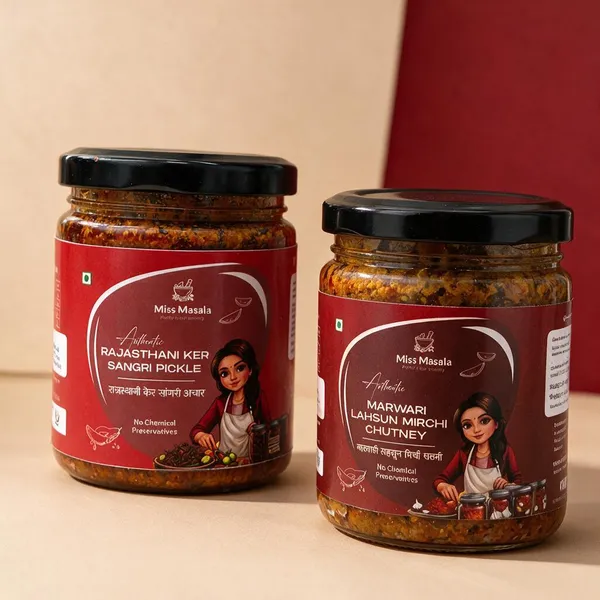 Ker_Sangri_And_Lehsun_Chutney_Combo_Pack_Of_2