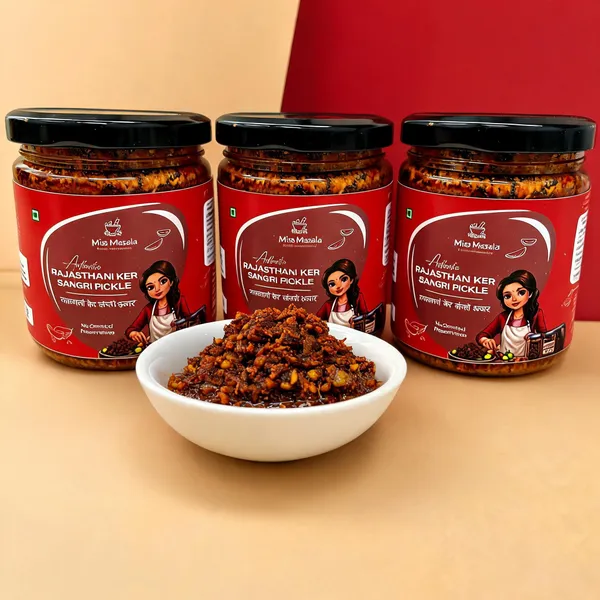 Rajasthani_Ker_Sangri_Pickle_Pack_Of_3