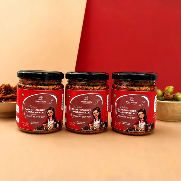 Rajasthani_Ker_Sangri_Pickle_Pack_Of_3