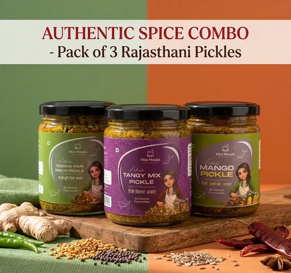 Aam,_Mix,_Hari_Mirchi_Pickle_Combo_Pack_Of_3