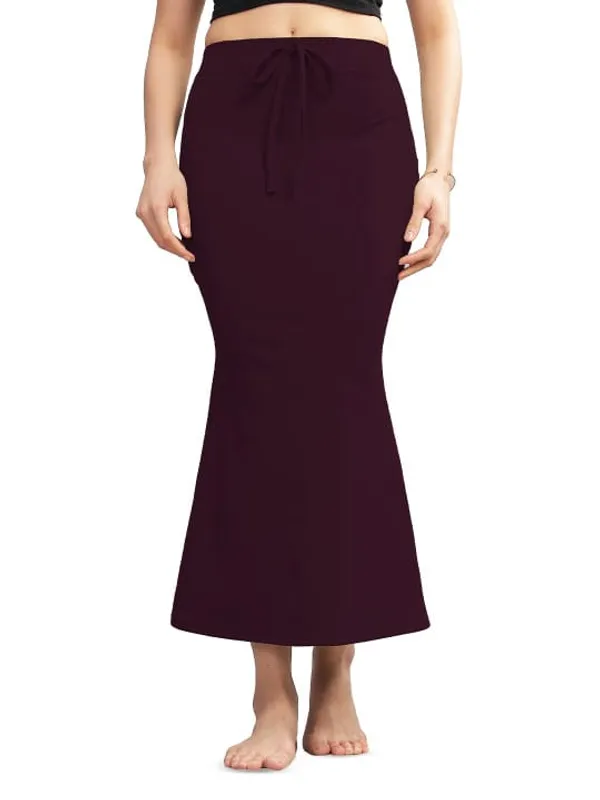 Maroon_Lycra_Mermaid_Skirt_For_Women