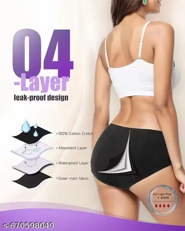 Multicolor_Lycra_High_Waist_Leakproof_Period_Panty_Pack_Of_3_For_Women