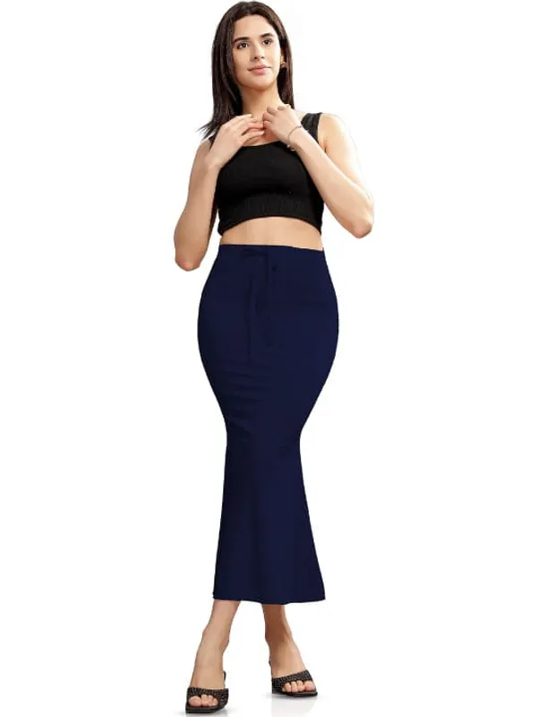 Navy_Lycra_Mermaid_Skirt_For_Women