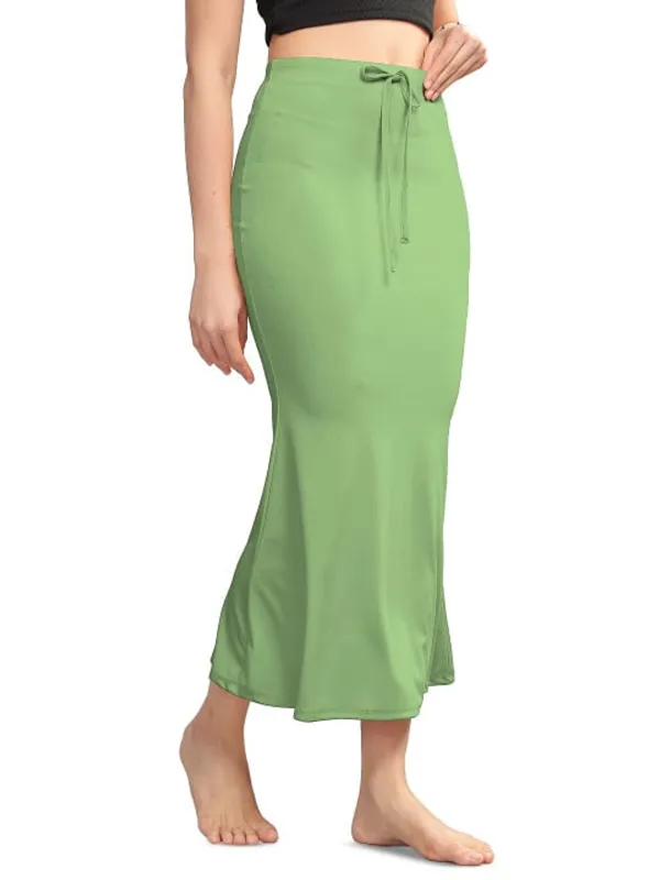 Green_Lycra_Bodycon_Midi_Skirt_For_Women